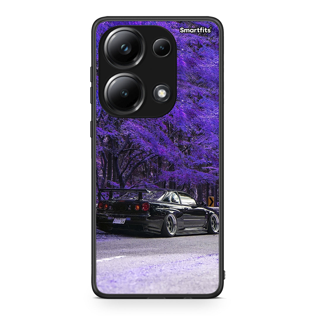 Xiaomi Redmi Note 13 Pro 4G Super Car Θήκη Αγίου Βαλεντίνου από τη Smartfits με σχέδιο στο πίσω μέρος και μαύρο περίβλημα | Smartphone case with colorful back and black bezels by Smartfits