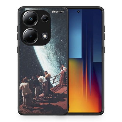 Θήκη Xiaomi Poco M6 Pro Surreal View από τη Smartfits με σχέδιο στο πίσω μέρος και μαύρο περίβλημα | Xiaomi Poco M6 Pro Surreal View case with colorful back and black bezels