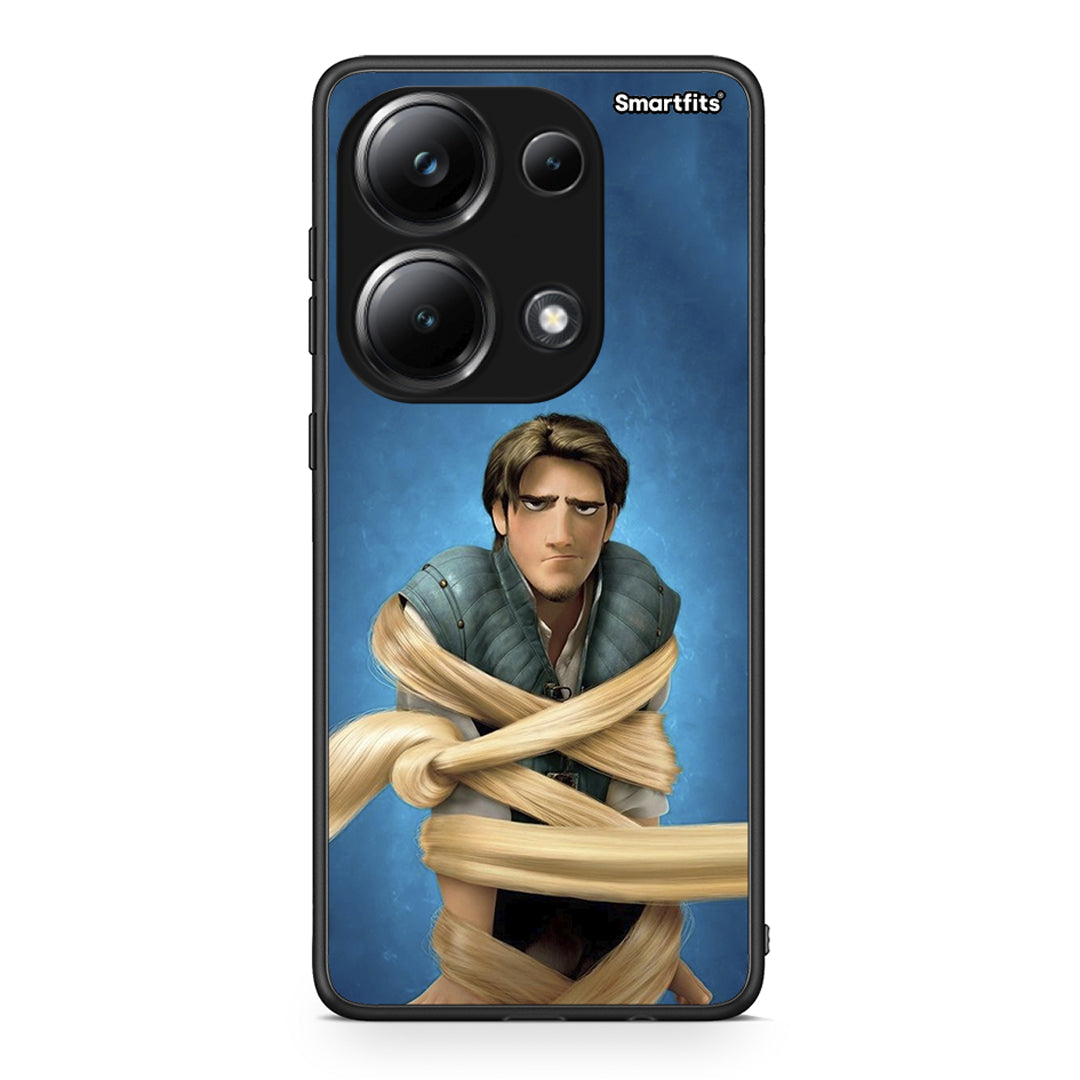 Xiaomi Poco M6 Pro Tangled 1 Θήκη Αγίου Βαλεντίνου από τη Smartfits με σχέδιο στο πίσω μέρος και μαύρο περίβλημα | Smartphone case with colorful back and black bezels by Smartfits
