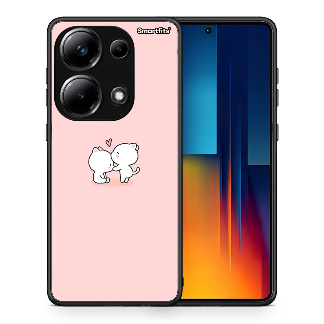 Θήκη Xiaomi Redmi Note 13 Pro 4G Love Valentine από τη Smartfits με σχέδιο στο πίσω μέρος και μαύρο περίβλημα | Xiaomi Redmi Note 13 Pro 4G Love Valentine case with colorful back and black bezels