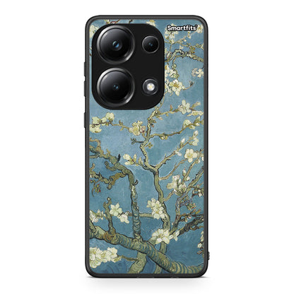 Xiaomi Redmi Note 13 Pro 4G White Blossoms θήκη από τη Smartfits με σχέδιο στο πίσω μέρος και μαύρο περίβλημα | Smartphone case with colorful back and black bezels by Smartfits