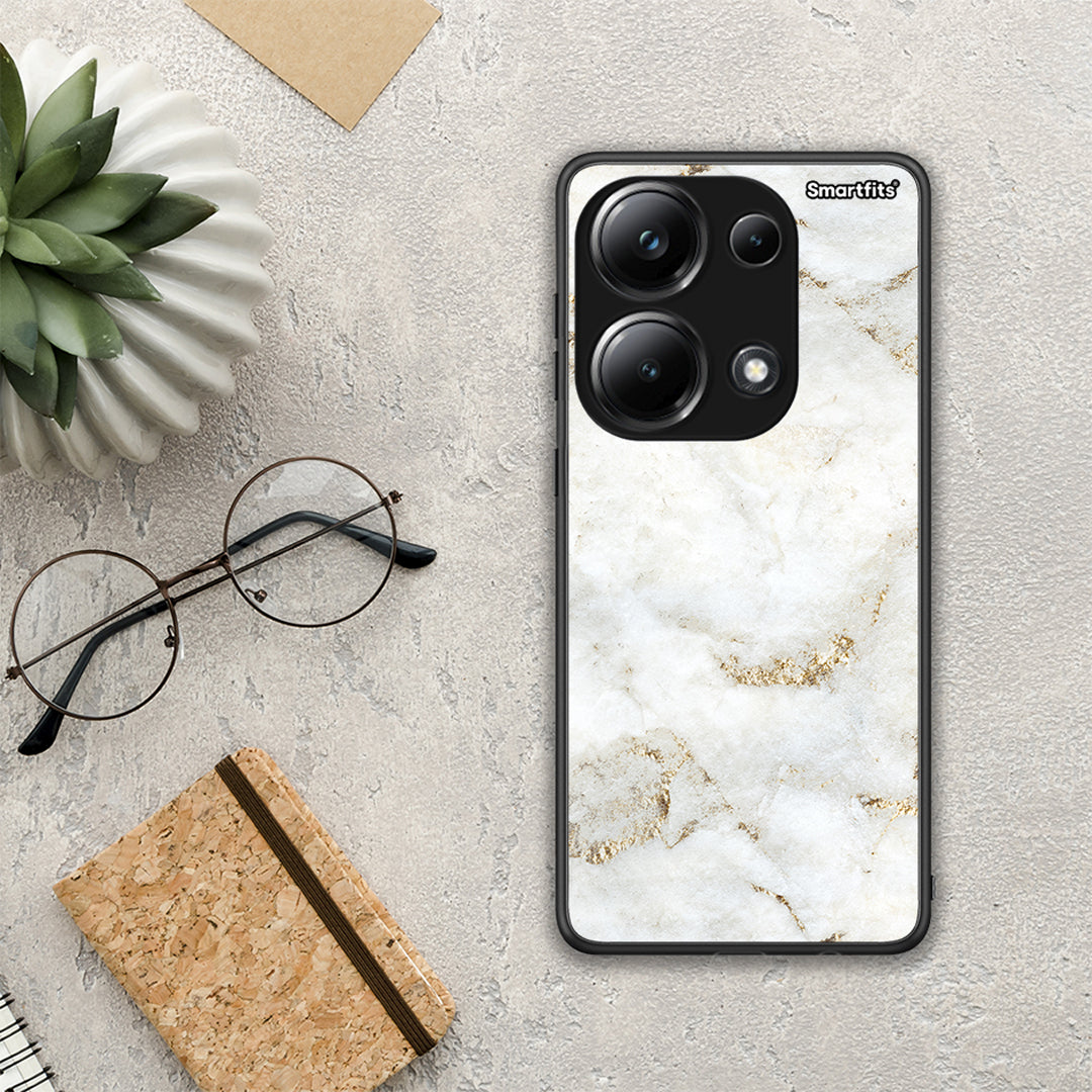 White Gold Marble - Xiaomi Redmi Note 13 Pro 4G θήκη