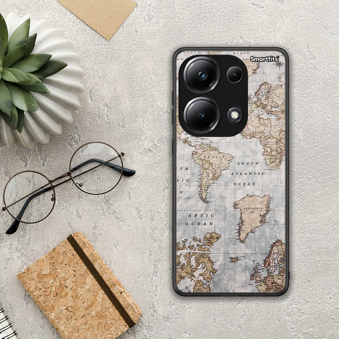World Map - Xiaomi Poco M6 Pro θήκη