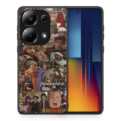 Θήκη Xiaomi Redmi Note 13 Pro 4G Xmas Wishes από τη Smartfits με σχέδιο στο πίσω μέρος και μαύρο περίβλημα | Xiaomi Redmi Note 13 Pro 4G Xmas Wishes case with colorful back and black bezels