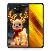 Thumbnail for Θήκη Xiaomi Poco X3 Christmas Cutie από τη Smartfits με σχέδιο στο πίσω μέρος και μαύρο περίβλημα | Xiaomi Poco X3 Christmas Cutie case with colorful back and black bezels