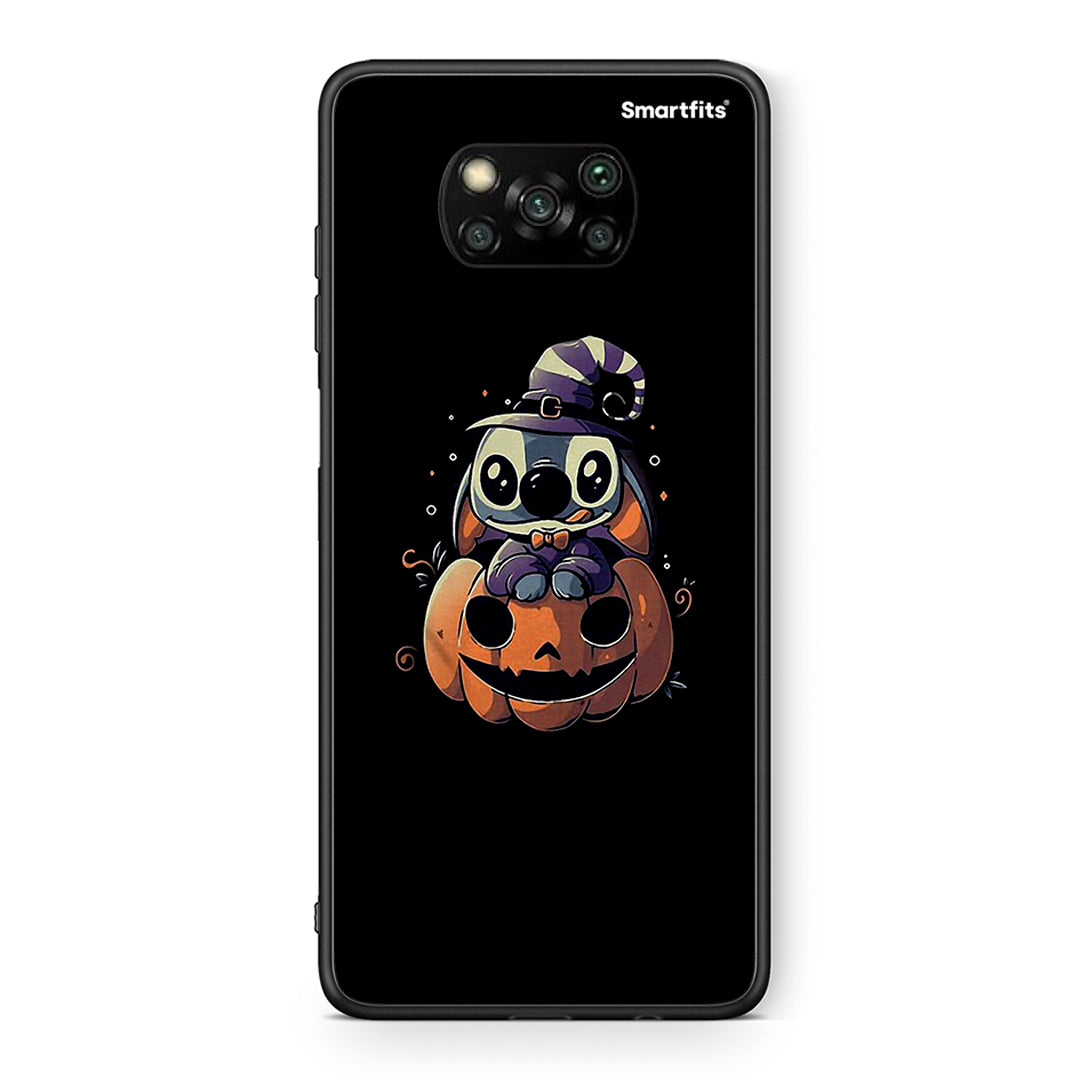 Θήκη Xiaomi Poco X3 Halloween Stitch από τη Smartfits με σχέδιο στο πίσω μέρος και μαύρο περίβλημα | Xiaomi Poco X3 Halloween Stitch case with colorful back and black bezels