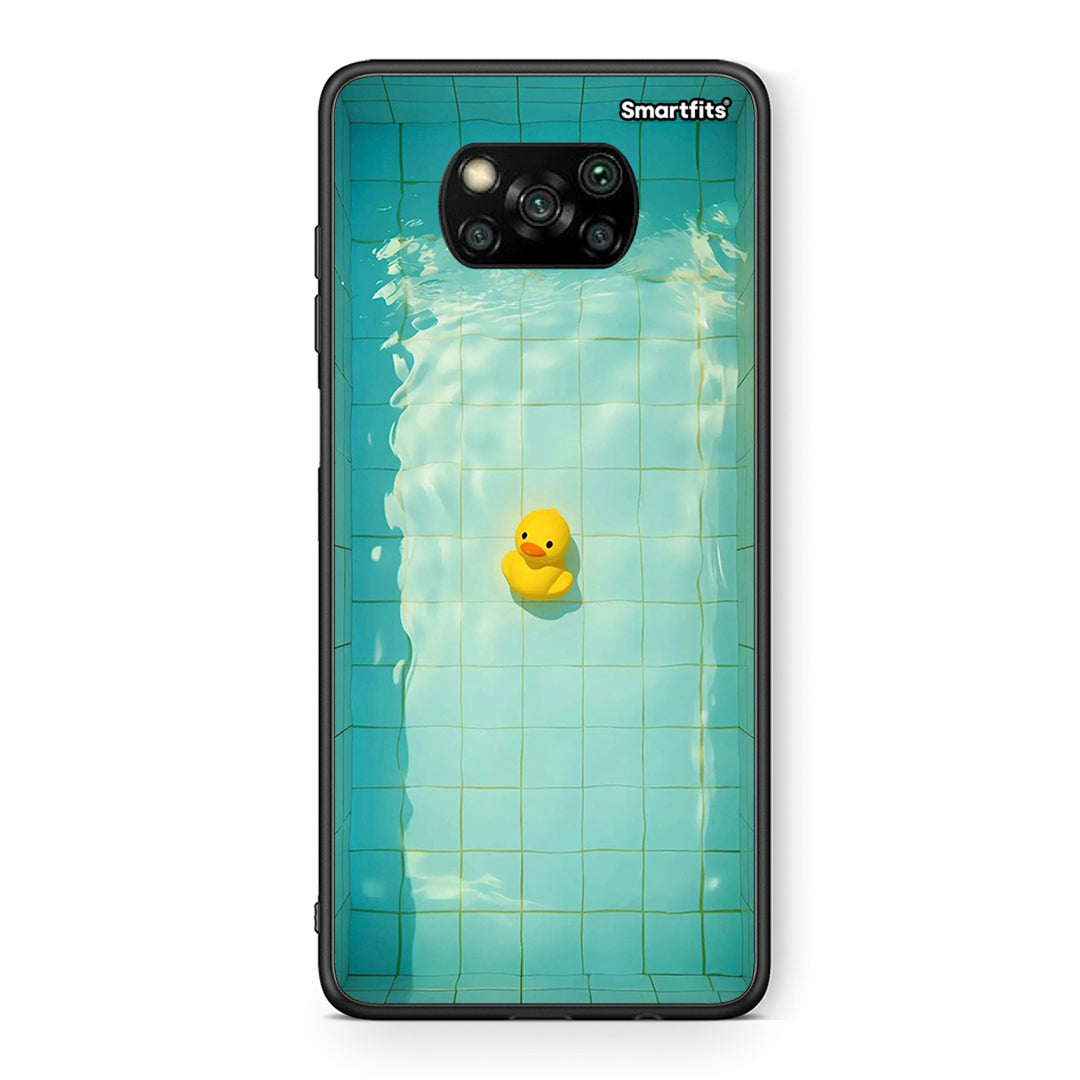 Θήκη Xiaomi Poco X3 Yellow Duck από τη Smartfits με σχέδιο στο πίσω μέρος και μαύρο περίβλημα | Xiaomi Poco X3 Yellow Duck case with colorful back and black bezels