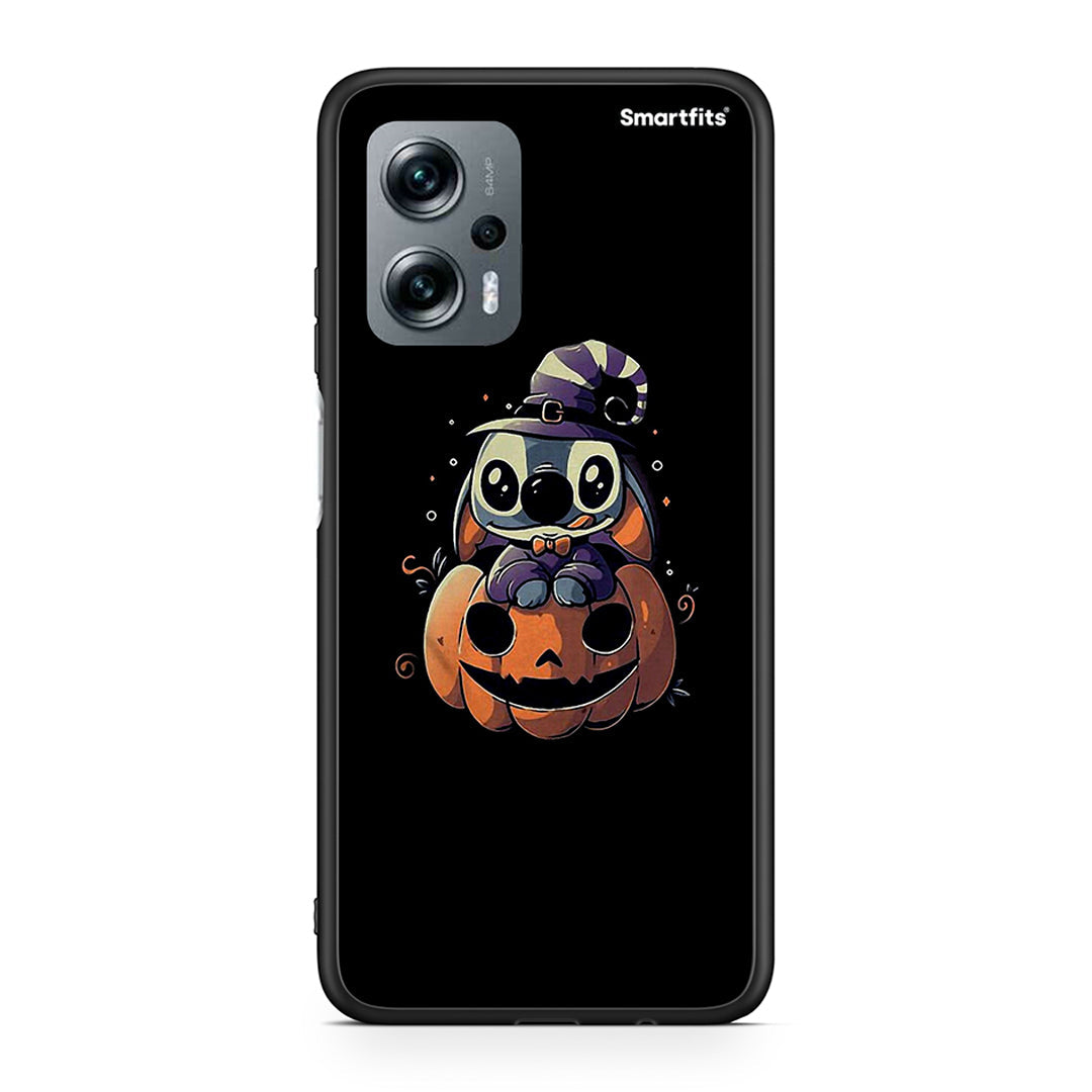 Xiaomi Poco X4 GT Halloween Stitch θήκη από τη Smartfits με σχέδιο στο πίσω μέρος και μαύρο περίβλημα | Smartphone case with colorful back and black bezels by Smartfits
