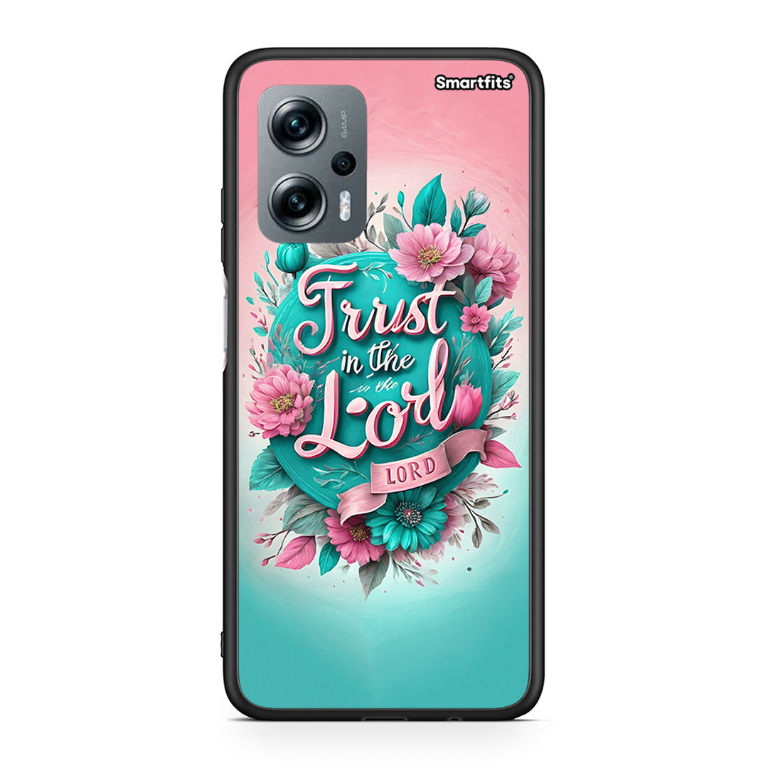 Xiaomi Poco X4 GT Lord Trust θήκη από τη Smartfits με σχέδιο στο πίσω μέρος και μαύρο περίβλημα | Smartphone case with colorful back and black bezels by Smartfits