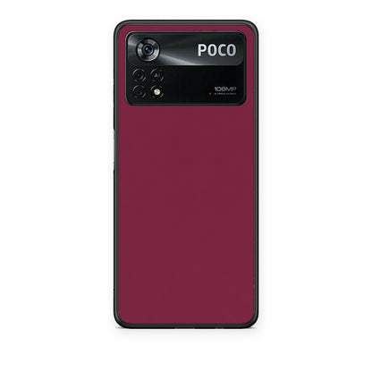 Θήκη Xiaomi Poco X4 Pro 5G Burgundy από τη Smartfits με σχέδιο στο πίσω μέρος και μαύρο περίβλημα | Xiaomi Poco X4 Pro 5G Burgundy case with colorful back and black bezels
