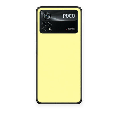 Θήκη Xiaomi Poco X4 Pro 5G Butter Yellow από τη Smartfits με σχέδιο στο πίσω μέρος και μαύρο περίβλημα | Xiaomi Poco X4 Pro 5G Butter Yellow case with colorful back and black bezels