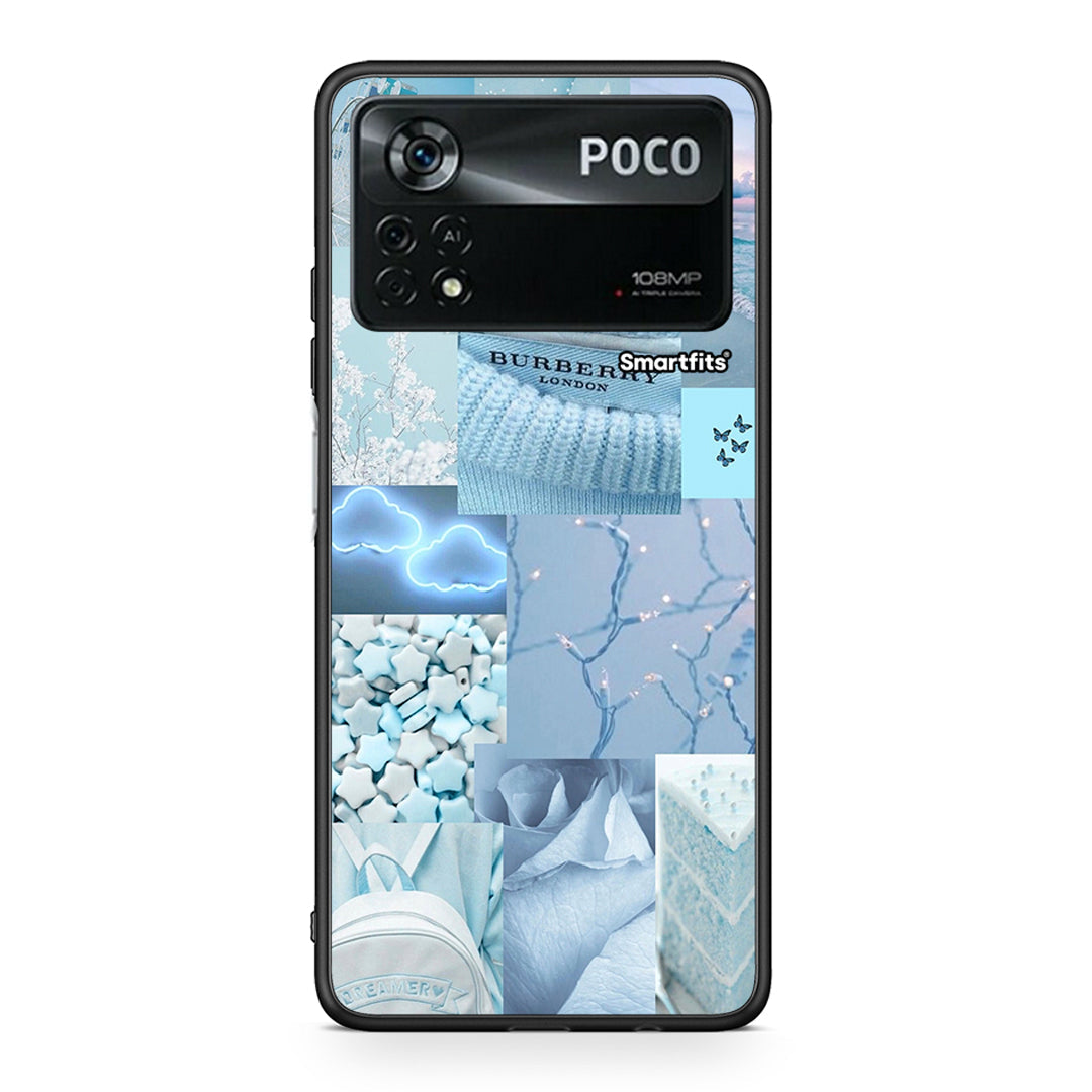 Xiaomi Poco X4 Pro 5G Ciel Aesthetic Collage θήκη από τη Smartfits με σχέδιο στο πίσω μέρος και μαύρο περίβλημα | Smartphone case with colorful back and black bezels by Smartfits