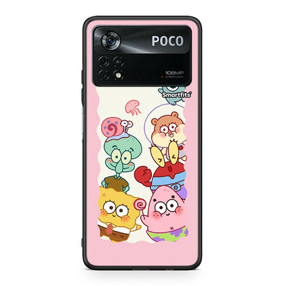 Xiaomi Poco X4 Pro 5G Cute Companion θήκη από τη Smartfits με σχέδιο στο πίσω μέρος και μαύρο περίβλημα | Smartphone case with colorful back and black bezels by Smartfits