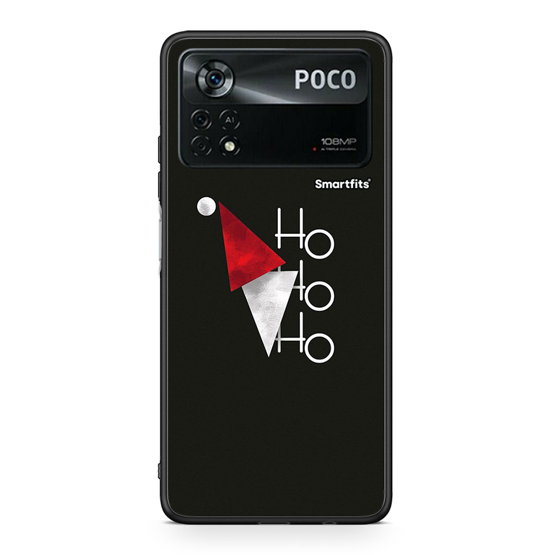 Xiaomi Poco X4 Pro 5G Minimal Christmas θήκη από τη Smartfits με σχέδιο στο πίσω μέρος και μαύρο περίβλημα | Smartphone case with colorful back and black bezels by Smartfits