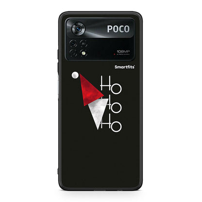 Xiaomi Poco X4 Pro 5G Minimal Christmas θήκη από τη Smartfits με σχέδιο στο πίσω μέρος και μαύρο περίβλημα | Smartphone case with colorful back and black bezels by Smartfits