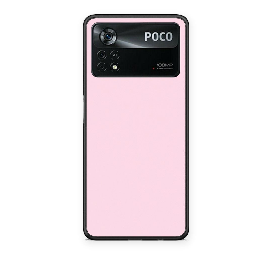 Θήκη Xiaomi Poco X4 Pro 5G Pale Pink από τη Smartfits με σχέδιο στο πίσω μέρος και μαύρο περίβλημα | Xiaomi Poco X4 Pro 5G Pale Pink case with colorful back and black bezels