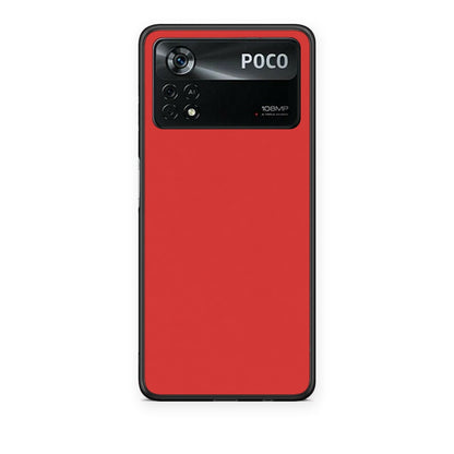Θήκη Xiaomi Poco X4 Pro 5G Poppy Red από τη Smartfits με σχέδιο στο πίσω μέρος και μαύρο περίβλημα | Xiaomi Poco X4 Pro 5G Poppy Red case with colorful back and black bezels