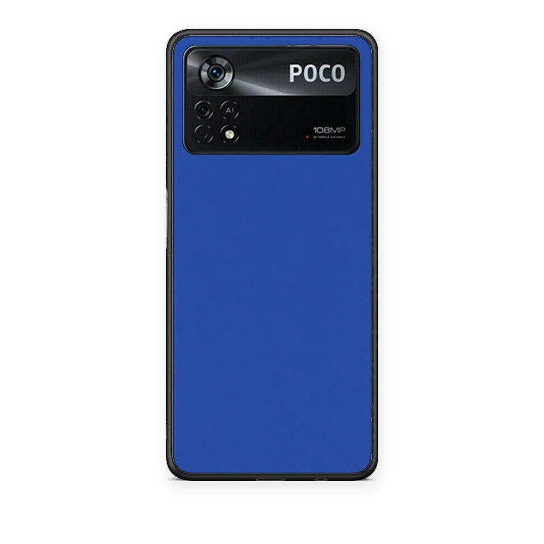Θήκη Xiaomi Poco X4 Pro 5G Royal Blue από τη Smartfits με σχέδιο στο πίσω μέρος και μαύρο περίβλημα | Xiaomi Poco X4 Pro 5G Royal Blue case with colorful back and black bezels