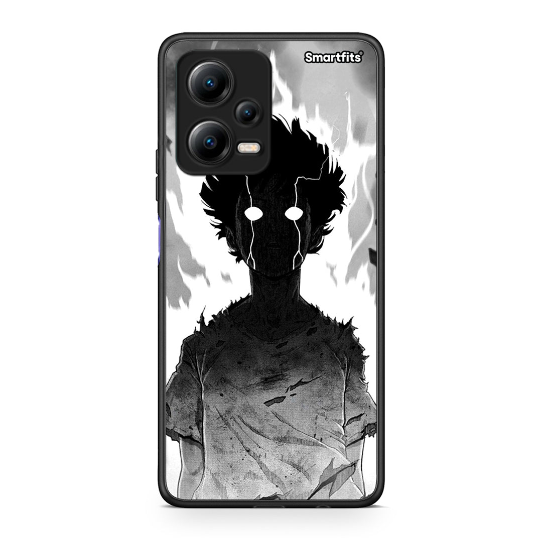 Θήκη Xiaomi Redmi Note 12 5G Anime Boy από τη Smartfits με σχέδιο στο πίσω μέρος και μαύρο περίβλημα | Xiaomi Redmi Note 12 5G Anime Boy Case with Colorful Back and Black Bezels
