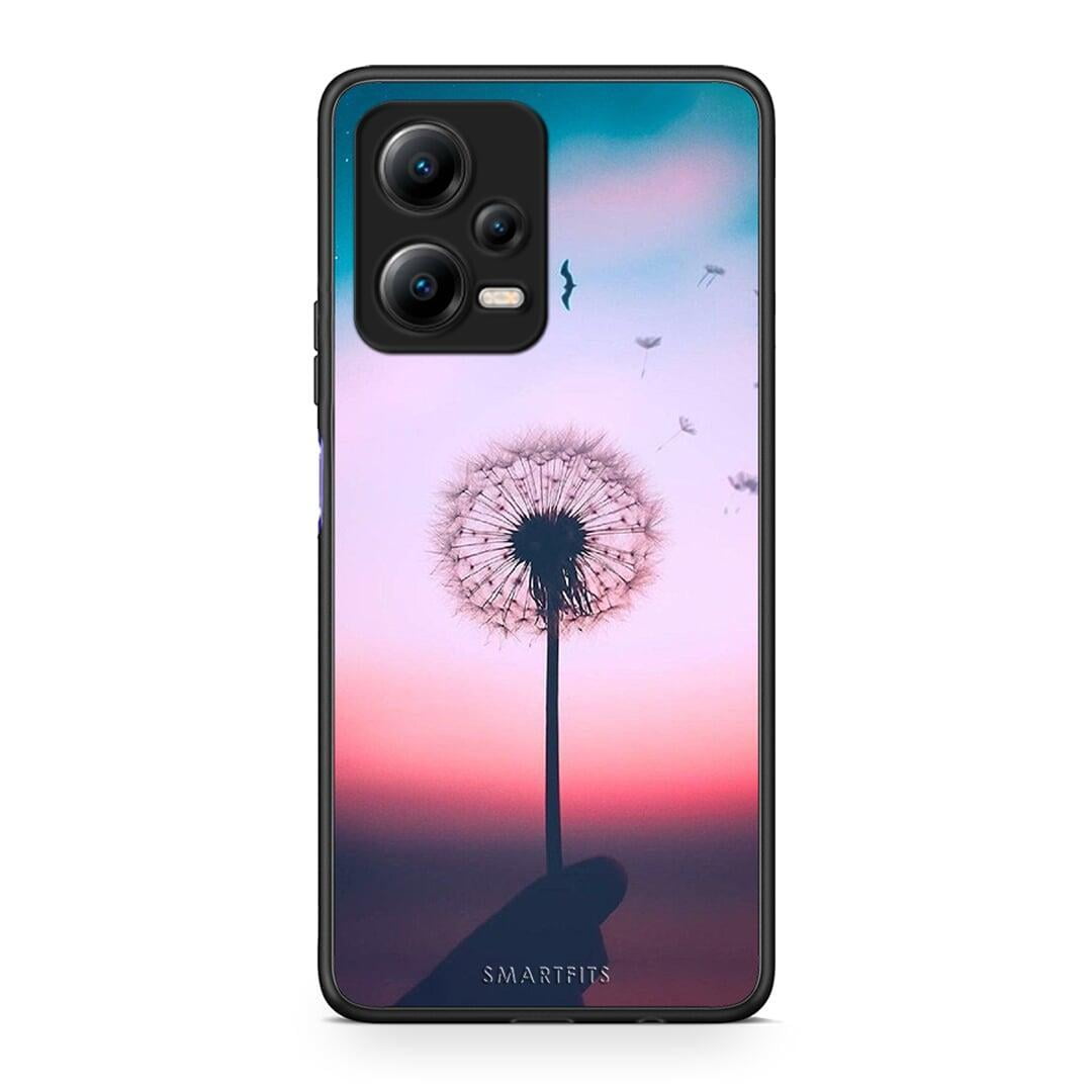 Θήκη Xiaomi Redmi Note 12 5G Boho Wish από τη Smartfits με σχέδιο στο πίσω μέρος και μαύρο περίβλημα | Xiaomi Redmi Note 12 5G Boho Wish Case with Colorful Back and Black Bezels