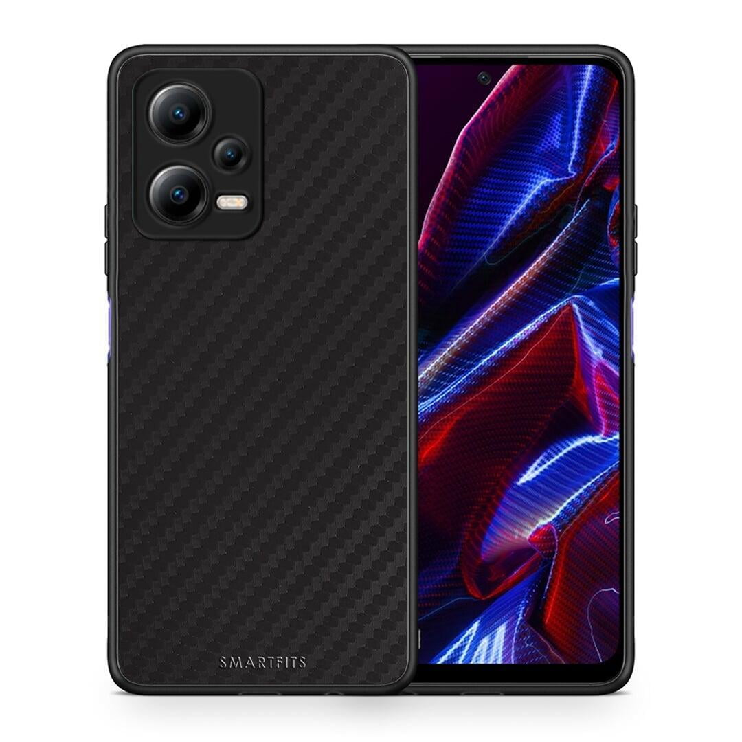 Θήκη Xiaomi Redmi Note 12 5G Carbon Black από τη Smartfits με σχέδιο στο πίσω μέρος και μαύρο περίβλημα | Xiaomi Redmi Note 12 5G Carbon Black Case with Colorful Back and Black Bezels