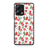 Thumbnail for Θήκη Xiaomi Redmi Note 12 5G Cherry Summer από τη Smartfits με σχέδιο στο πίσω μέρος και μαύρο περίβλημα | Xiaomi Redmi Note 12 5G Cherry Summer Case with Colorful Back and Black Bezels