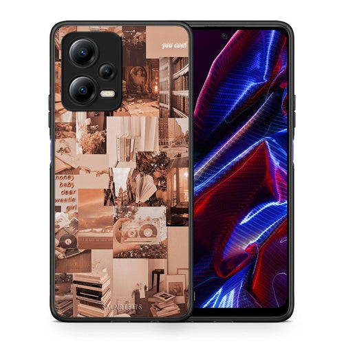 Θήκη Xiaomi Redmi Note 12 5G Collage You Can από τη Smartfits με σχέδιο στο πίσω μέρος και μαύρο περίβλημα | Xiaomi Redmi Note 12 5G Collage You Can Case with Colorful Back and Black Bezels
