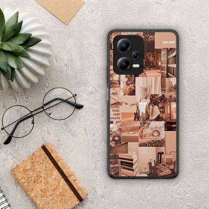 Θήκη Xiaomi Redmi Note 12 5G Collage You Can από τη Smartfits με σχέδιο στο πίσω μέρος και μαύρο περίβλημα | Xiaomi Redmi Note 12 5G Collage You Can Case with Colorful Back and Black Bezels
