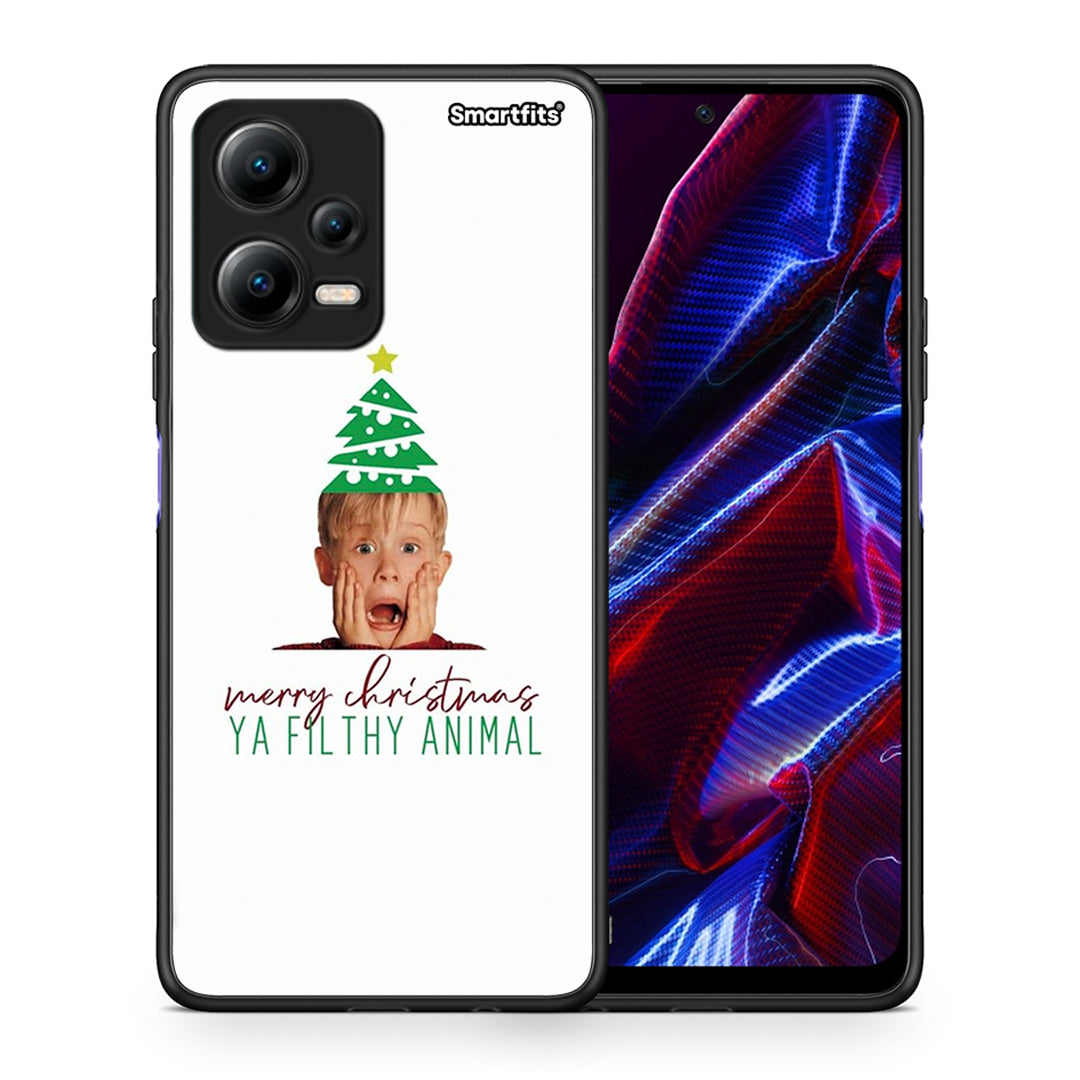 Θήκη Xiaomi Redmi Note 12 5G Filthy Animal από τη Smartfits με σχέδιο στο πίσω μέρος και μαύρο περίβλημα | Xiaomi Redmi Note 12 5G Filthy Animal Case with Colorful Back and Black Bezels