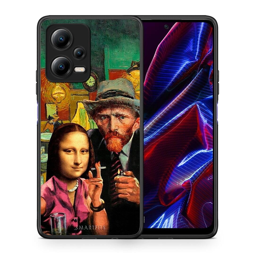 Θήκη Xiaomi Redmi Note 12 5G Funny Art από τη Smartfits με σχέδιο στο πίσω μέρος και μαύρο περίβλημα | Xiaomi Redmi Note 12 5G Funny Art Case with Colorful Back and Black Bezels