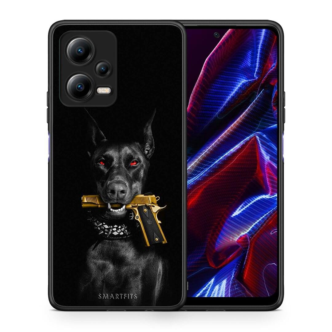 Θήκη Xiaomi Redmi Note 12 5G Golden Gun από τη Smartfits με σχέδιο στο πίσω μέρος και μαύρο περίβλημα | Xiaomi Redmi Note 12 5G Golden Gun Case with Colorful Back and Black Bezels