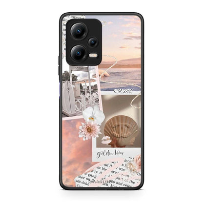 Θήκη Xiaomi Redmi Note 12 5G Golden Hour από τη Smartfits με σχέδιο στο πίσω μέρος και μαύρο περίβλημα | Xiaomi Redmi Note 12 5G Golden Hour Case with Colorful Back and Black Bezels