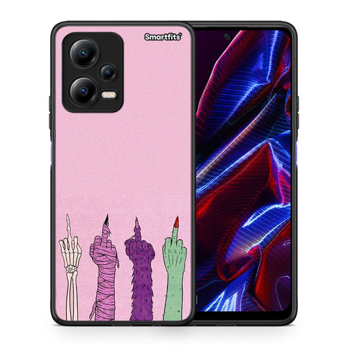 Θήκη Xiaomi Redmi Note 12 5G Halloween Be A Lady από τη Smartfits με σχέδιο στο πίσω μέρος και μαύρο περίβλημα | Xiaomi Redmi Note 12 5G Halloween Be A Lady Case with Colorful Back and Black Bezels