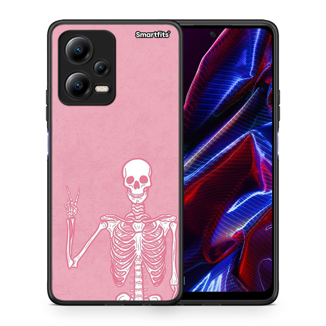Θήκη Xiaomi Redmi Note 12 5G Halloween Motivation από τη Smartfits με σχέδιο στο πίσω μέρος και μαύρο περίβλημα | Xiaomi Redmi Note 12 5G Halloween Motivation Case with Colorful Back and Black Bezels