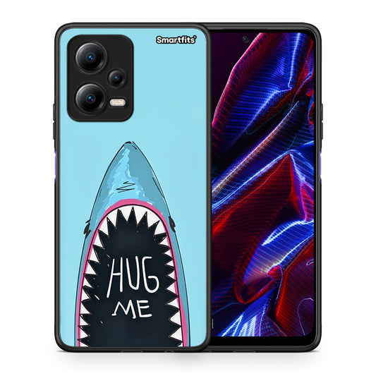 Θήκη Xiaomi Poco X5 5G Dual Hug Me από τη Smartfits με σχέδιο στο πίσω μέρος και μαύρο περίβλημα | Xiaomi Poco X5 5G Dual Hug Me Case with Colorful Back and Black Bezels