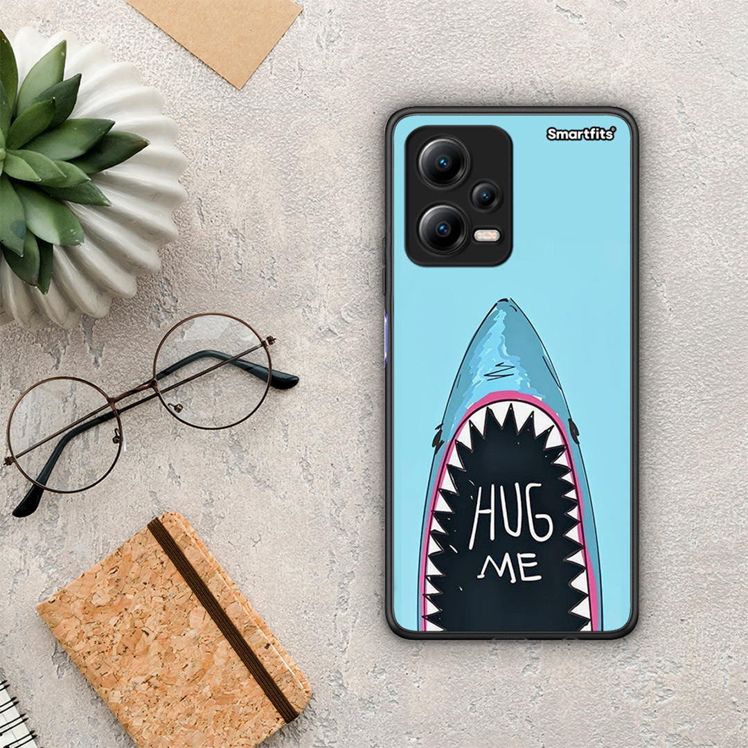 Θήκη Xiaomi Poco X5 5G Dual Hug Me από τη Smartfits με σχέδιο στο πίσω μέρος και μαύρο περίβλημα | Xiaomi Poco X5 5G Dual Hug Me Case with Colorful Back and Black Bezels