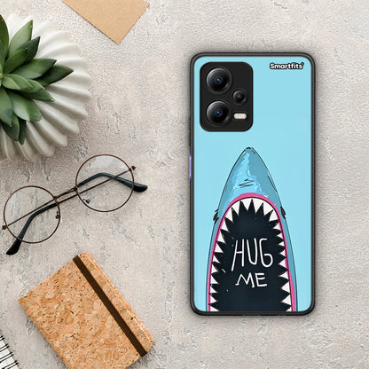 Θήκη Xiaomi Poco X5 5G Dual Hug Me από τη Smartfits με σχέδιο στο πίσω μέρος και μαύρο περίβλημα | Xiaomi Poco X5 5G Dual Hug Me Case with Colorful Back and Black Bezels