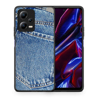 Thumbnail for Θήκη Xiaomi Redmi Note 12 5G Jeans Pocket από τη Smartfits με σχέδιο στο πίσω μέρος και μαύρο περίβλημα | Xiaomi Redmi Note 12 5G Jeans Pocket Case with Colorful Back and Black Bezels