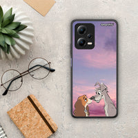 Thumbnail for Θήκη Xiaomi Redmi Note 12 5G Lady And Tramp από τη Smartfits με σχέδιο στο πίσω μέρος και μαύρο περίβλημα | Xiaomi Redmi Note 12 5G Lady And Tramp Case with Colorful Back and Black Bezels