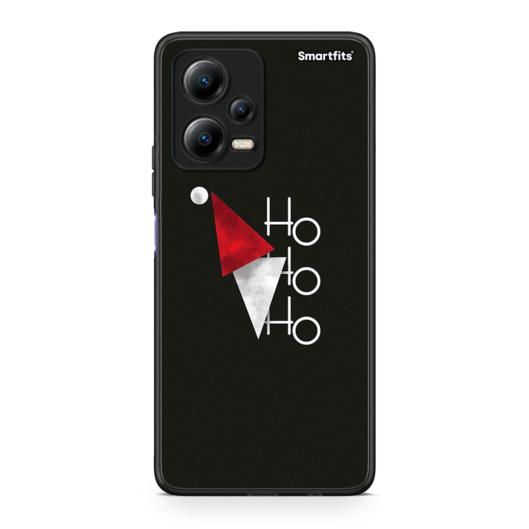 Θήκη Xiaomi Poco X5 5G Dual Minimal Christmas από τη Smartfits με σχέδιο στο πίσω μέρος και μαύρο περίβλημα | Xiaomi Poco X5 5G Dual Minimal Christmas Case with Colorful Back and Black Bezels