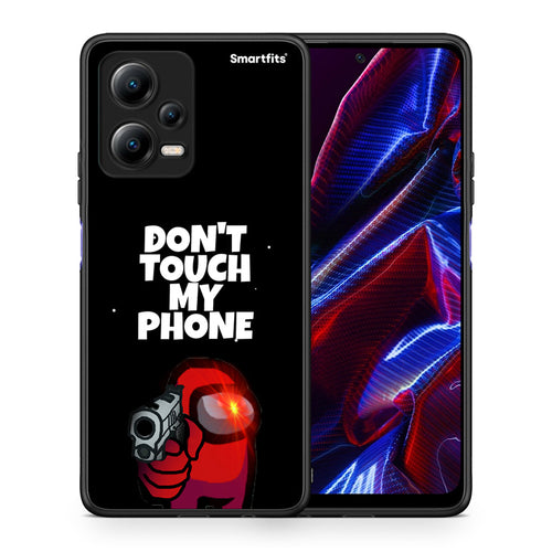 Θήκη Xiaomi Redmi Note 12 5G My Phone από τη Smartfits με σχέδιο στο πίσω μέρος και μαύρο περίβλημα | Xiaomi Redmi Note 12 5G My Phone Case with Colorful Back and Black Bezels