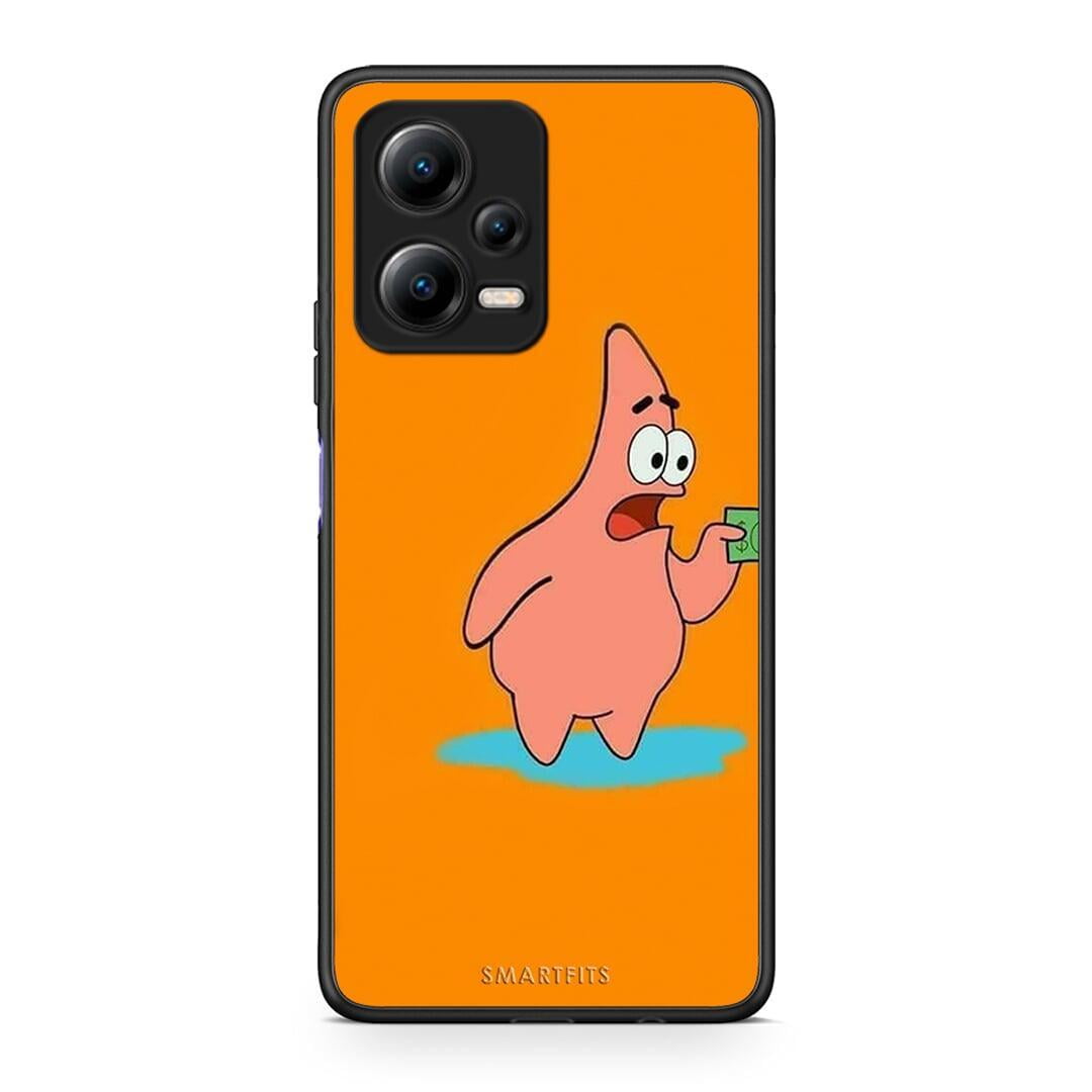 Θήκη Xiaomi Redmi Note 12 5G No Money 1 από τη Smartfits με σχέδιο στο πίσω μέρος και μαύρο περίβλημα | Xiaomi Redmi Note 12 5G No Money 1 Case with Colorful Back and Black Bezels
