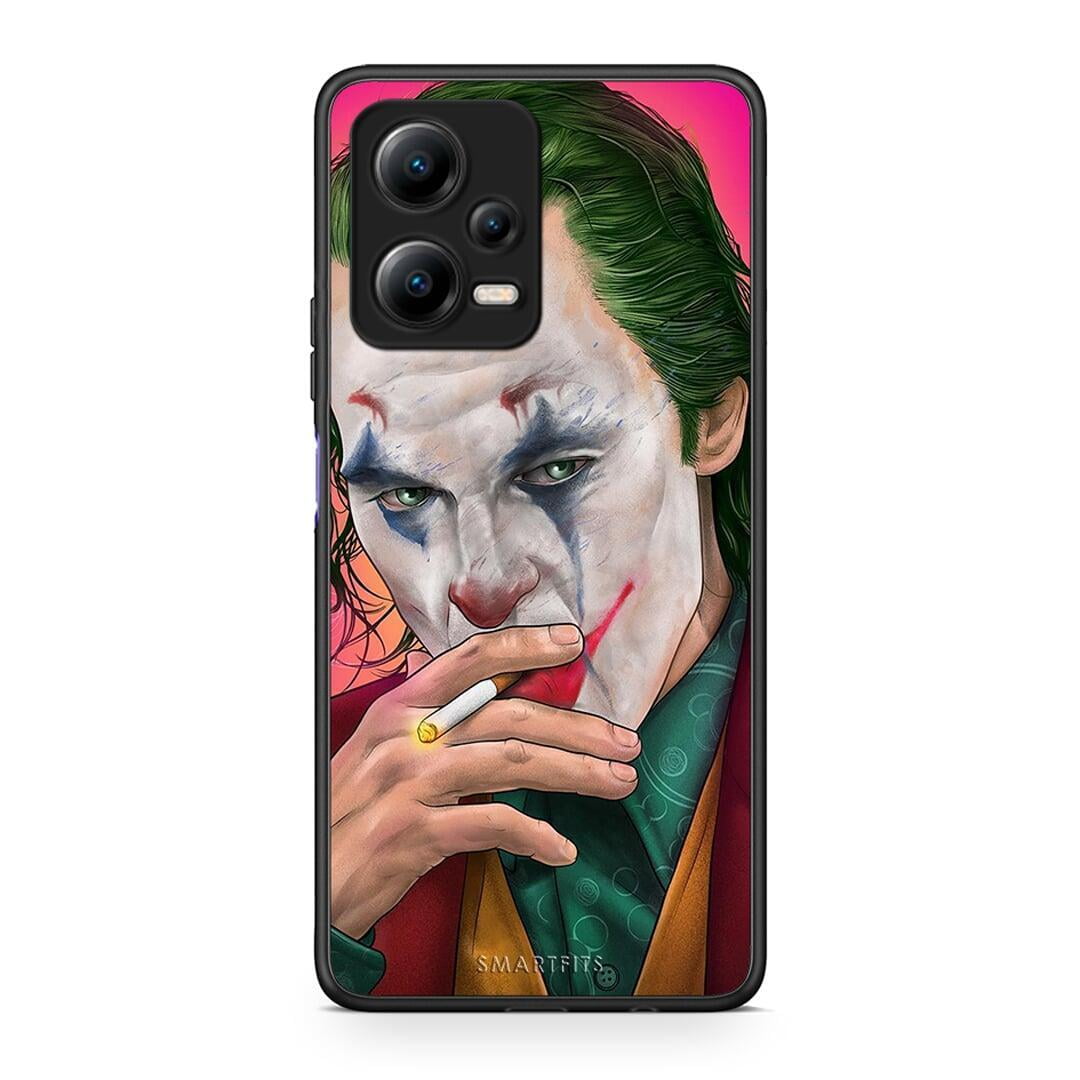 Θήκη Xiaomi Redmi Note 12 5G PopArt JokesOnU από τη Smartfits με σχέδιο στο πίσω μέρος και μαύρο περίβλημα | Xiaomi Redmi Note 12 5G PopArt JokesOnU Case with Colorful Back and Black Bezels