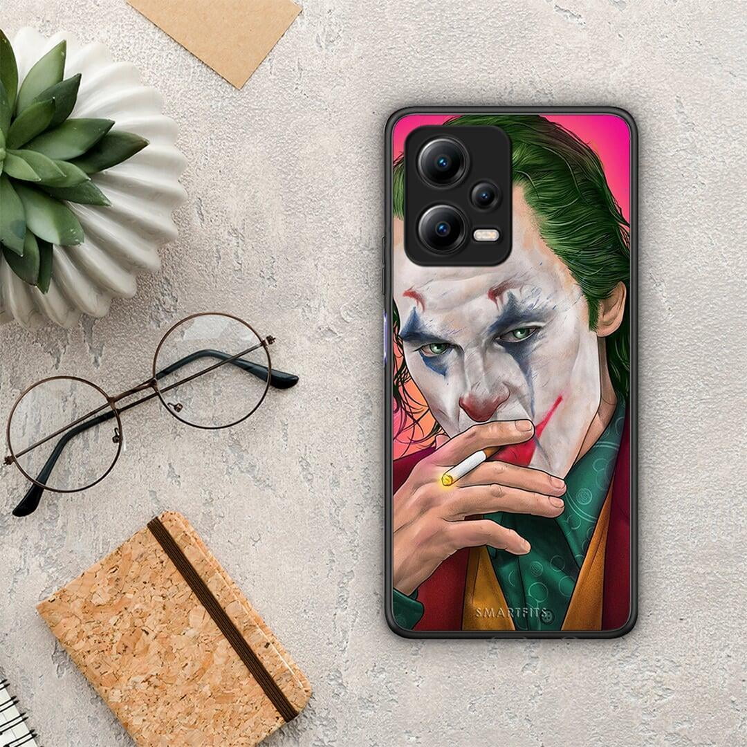 Θήκη Xiaomi Redmi Note 12 5G PopArt JokesOnU από τη Smartfits με σχέδιο στο πίσω μέρος και μαύρο περίβλημα | Xiaomi Redmi Note 12 5G PopArt JokesOnU Case with Colorful Back and Black Bezels