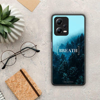 Thumbnail for Θήκη Xiaomi Redmi Note 12 5G Quote Breath από τη Smartfits με σχέδιο στο πίσω μέρος και μαύρο περίβλημα | Xiaomi Redmi Note 12 5G Quote Breath Case with Colorful Back and Black Bezels