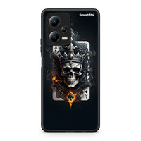 Thumbnail for Θήκη Xiaomi Redmi Note 12 5G Skull King Ace από τη Smartfits με σχέδιο στο πίσω μέρος και μαύρο περίβλημα | Xiaomi Redmi Note 12 5G Skull King Ace Case with Colorful Back and Black Bezels