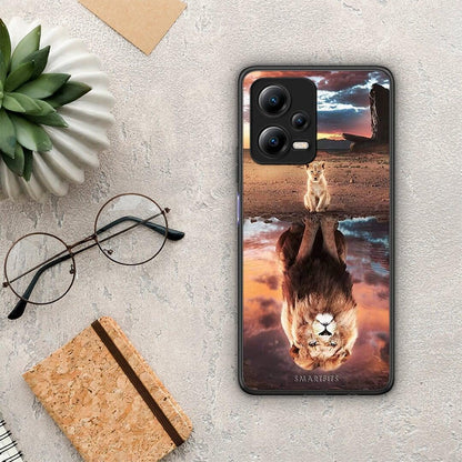 Θήκη Xiaomi Redmi Note 12 5G Sunset Dreams από τη Smartfits με σχέδιο στο πίσω μέρος και μαύρο περίβλημα | Xiaomi Redmi Note 12 5G Sunset Dreams Case with Colorful Back and Black Bezels