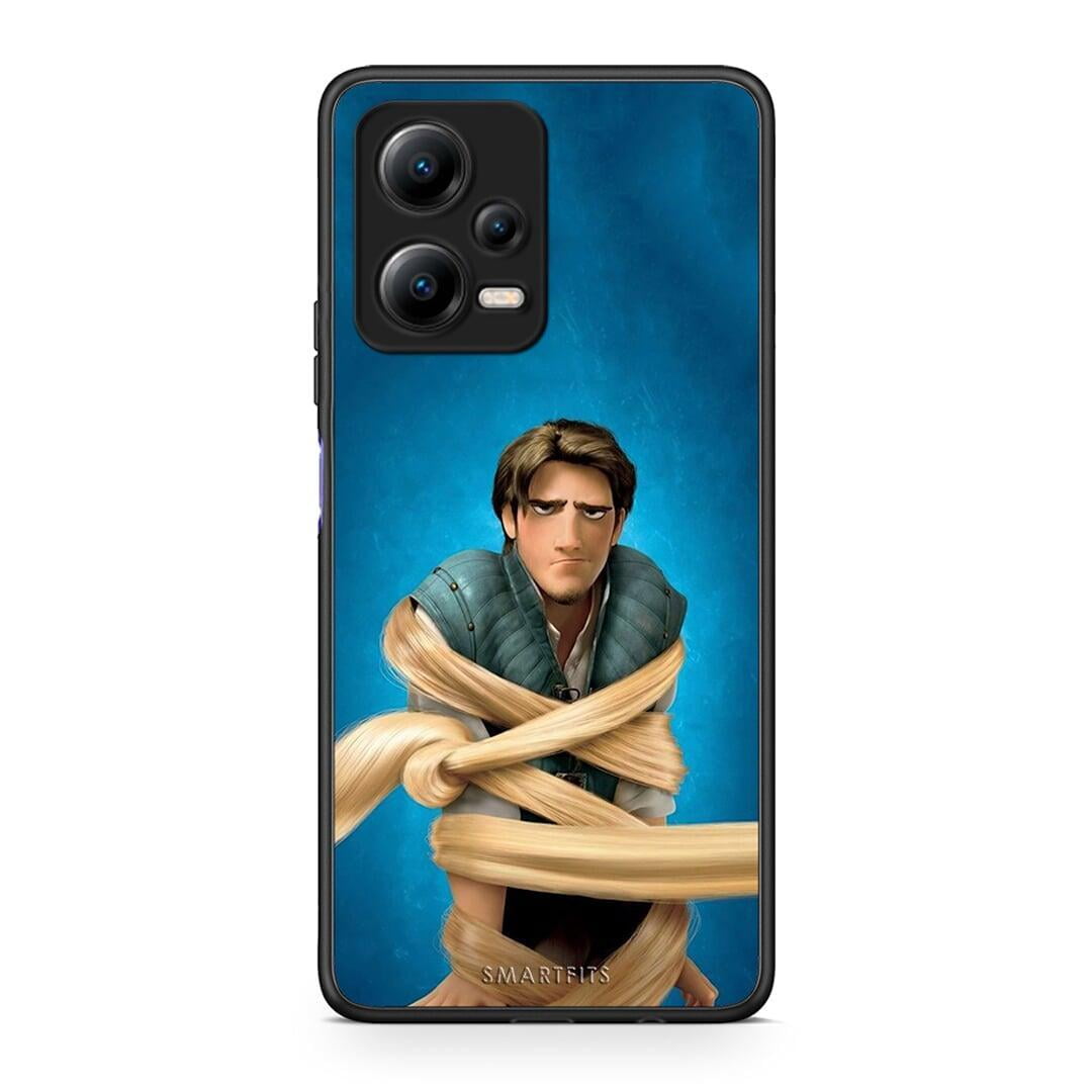Θήκη Xiaomi Redmi Note 12 5G Tangled 1 από τη Smartfits με σχέδιο στο πίσω μέρος και μαύρο περίβλημα | Xiaomi Redmi Note 12 5G Tangled 1 Case with Colorful Back and Black Bezels