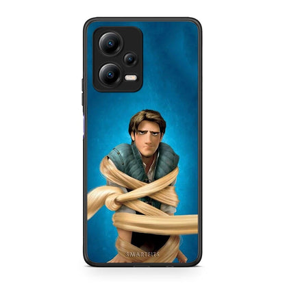 Θήκη Xiaomi Redmi Note 12 5G Tangled 1 από τη Smartfits με σχέδιο στο πίσω μέρος και μαύρο περίβλημα | Xiaomi Redmi Note 12 5G Tangled 1 Case with Colorful Back and Black Bezels