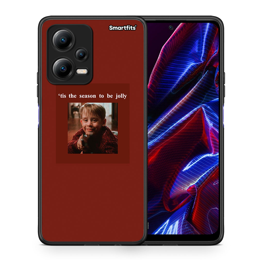 Θήκη Xiaomi Redmi Note 12 5G Xmas Ultimate Spirit από τη Smartfits με σχέδιο στο πίσω μέρος και μαύρο περίβλημα | Xiaomi Redmi Note 12 5G Xmas Ultimate Spirit Case with Colorful Back and Black Bezels